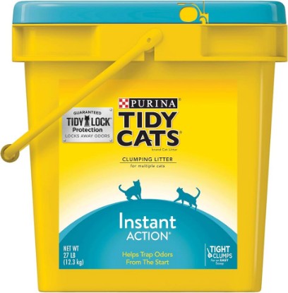Picture of Purina Tidy Cats Clumping Cat Litter, Instant Action Multi Cat Litter - 27 lb. Pail