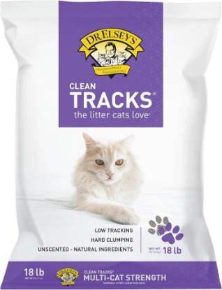 Picture of Dr. Elsey's Clean Tracks Clumping Clay Cat Litter 18 lb. Bag