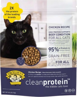 Picture of Dr. Elsey's cleanprotein Chicken Cat Kibble 6.6 lb. Bag