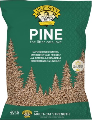 Picture of Dr. Elsey's Pine All-Natural Kiln-Dried Cat Litter 40 lb. Bag