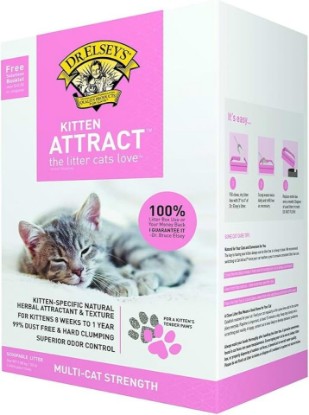 Picture of Dr. Elsey's Precious Cat Kitten Attract Kitten Training Litter, Kitten Attract Litter 20lb Bo, 20 lb