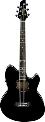 Picture of Ibanez Talman TCY10E Acoustic-electric Guitar - Black