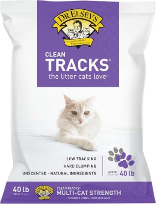 Picture of Dr. Elsey's Clean Tracks Clumping Clay Cat Litter 40 lb. Bag