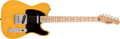 Picture of Squire Sonic Telecaster Electric Guitar, Butterscotch Blonde, Maple Fingerboard