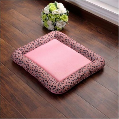 Picture of Dogs and Cats Pet Pad Breathable Anti-slip Spring Summer Pet Dog Bed Puppy Ice Silk Mat Cushion for Car Floor Sofa Cat Dogs Nest Kennel Mattress Pad Pet Bed (Color : Blue net Size : XL 78x62cm)(P