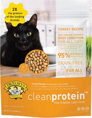 Picture of Dr. Elsey's cleanprotein Turkey Cat Kibble 2 lb. Bag