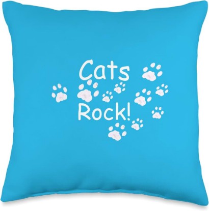 Picture of Cats Rock! Throw Pillow