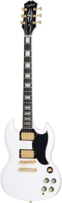 Picture of Epiphone Inspired by Gibson SG Custom, Alpine White with Bag