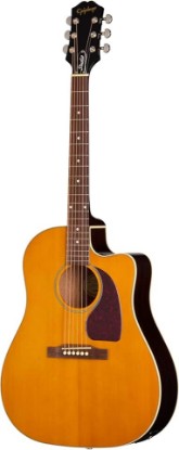Picture of Epiphone J-45 Studio EC Acoustic Electric, Natural with Bag