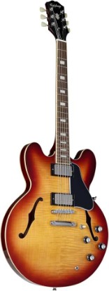 Picture of Epiphone ES335 Figured Top Semi Hollowbody, Raspberry Tea Burst