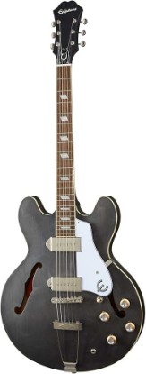 Picture of Epiphone Casino Hollowbody Worn, Ebony