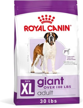 Picture of ROYAL CANIN Size Health Nutrition Giant Adult Dry Dog Food, 30 lb Bag | Supports Joint Health, Tailored Nutrition for Large Breeds, Enriched with Antioxidants, Designed for Dogs Over 100 lb