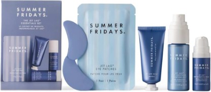 Picture of Summer Fridays Jet Lag™ Essentials - Mini Hydrating Skin Care Set With Jet Lag™ Mask, Eye Patches, Deep Hydration Face Serum & Hydration Mist - Travel Size Skincare Kit & Gift Set (4 Count)