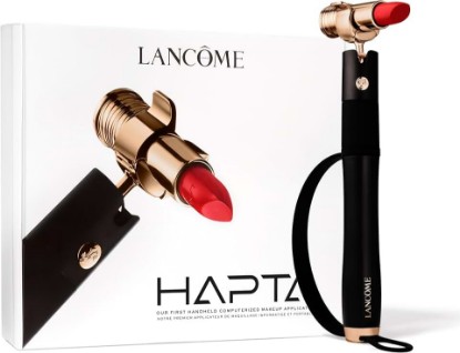 Picture of Lancôme Hapta Device - First Handheld Computerized Lipstick Applicator | Easy Grip Handle Fits Standard Size Lipsticks - Motion Sensored Wand for Lipstick Application - Lipstick Adapter Included