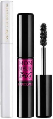 Picture of Lancôme Cils Booster XL Mascara Primer & Monsieur Big Volumizing Black Mascara Duo - Voluminizing & Priming Travel Size Makeup Set - For Instant False Lash Look & Big Volume