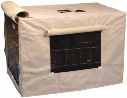 Picture of PRECISION PET PRODUCTS Indoor Outdoor Crate Cover for Size 6000 Crates Tan