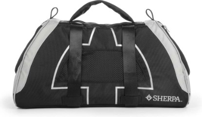 Picture of Sherpa Forma Frame Crash-Tested Travel Pet Carrier, Airline Approved & Guaranteed On Board - Black, Medium
