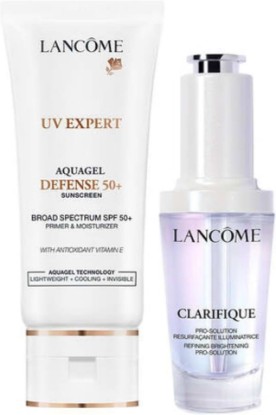 Picture of Lancôme Brightening Skincare Routine Duo - Clarifique Pro-Solution Face Serum & UV Expert Primer with SPF 50