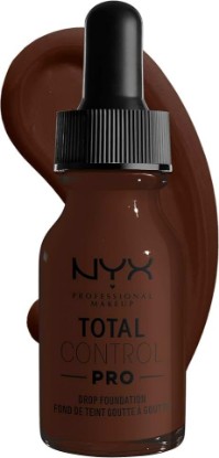 Picture of NYX PROFESSIONAL MAKEUP Total Control Pro Drop Foundation, Skin-True Buildable Coverage - Deep Ebony