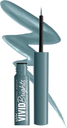 Picture of NYX PROFESSIONAL MAKEUP Vivid Brights Liquid Liner, Smear-Resistant Eyeliner with Precise Tip - Cyan Simp