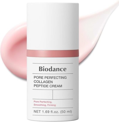 Picture of BIODANCE Pore Perfecting Collagen Peptide Cream, Hydrating, Plumping, Pore Care, Firming Facial Moisturizer, Korean Skin Care, Self Care Gifts for Women | 1.69 fl. oz.