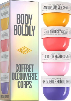 Picture of SOL DE JANEIRO Body Boldly Body Cream Discovery Set - Amazon Exclusive | Trial Size Beauty Minis, 4 Piece Gift Set - 25mL each