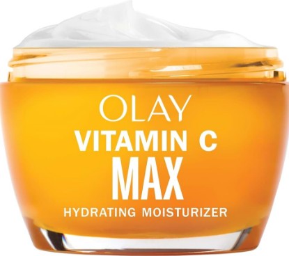 Picture of Olay Vitamin C MAX Face Moisturizer, Brightening Cream for Women, Hydrating, Evens Tone, Dark Spot and Hyperpigmentation Reduction, Glowing Skin Care - Niaciniamide, Peptides, 1.7 Ounce