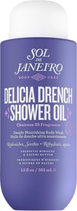 Picture of SOL DE JANEIRO Delicia Drench Shower Oil | Women's Oil-To-Foam, Nourishing Body Wash, Replenishing, Soothing Doubles as Shaving Cream, Mood Boosting Sandalwood Scent