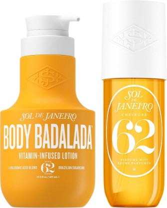 Picture of SOL DE JANEIRO Body Badalada Lotion & Cheirosa 62 Perfume Mist Bundle | Vanilla Lotion & Body Mist Duo