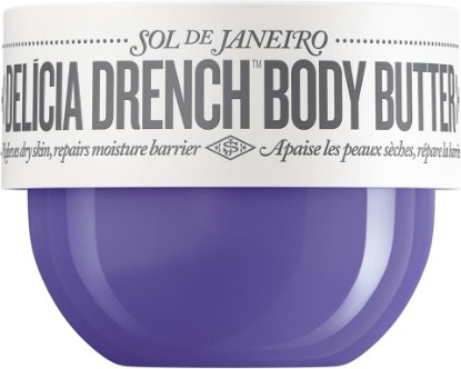 Picture of SOL DE JANEIRO Delicia Drench Body Butter | Deeply Nourishing, Restores Skin-Barrier, Mood Boosting Floral Sandalwood Scent, Cruelty-Free, Paraben-Free, Vegan Friendly
