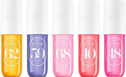Picture of SOL DE JANEIRO Hair & Body Perfume Mist Bundle | 5 90ml Cheirosa Fragrances | Includes Cheirosa 62, 59, 68, 40, 48