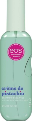 Picture of eos Cashmere Body Mist, Crème de Pistachio, body spray for women, hair mist, moisturizing, hyaluronic acid, glycerin, vegan, cruelty-free, 6 fl oz
