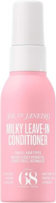 Picture of Sol de Janeiro Milky Leave-In Conditioner (2.03 Ounce, Cheirosa 68) | Fights Frizz, Detangles, Heat Protection Spray For Hair, Vegan Formula, Travel Size