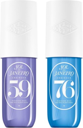 Picture of SOL DE JANEIRO Perfume Mist For All Duo Unisex Fragrances for Women and Men | Includes Cheirosa 59 & 76 Fragrances, Woody Fragrances, Vanilla Musk, 3 fl oz each (Set of 2)