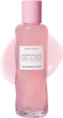 Picture of Glow Recipe PHA + BHA Face Toner, Korean Exfoliating Toner for Pores, Gentle Chemical Exfoliant + Hydrating Toner, Watermelon, Cactus Water + Glycerin (150ml)