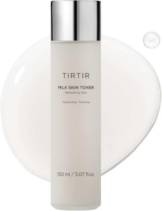 Picture of TIRTIR Milk Skin Rice Toner - Deep Moisturizing, Hydrating and Refreshing for face, Niacinamide, Ceramide, Rice Bran Extract, Nature-Oriented Ingredients, Korean Skin Care, Vegan, 150ml / 5.07 fl.oz.