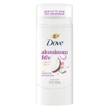 Picture of Dove Deodorant Stick Coconut & Pink Jasmine Aluminum Free 2.4 Oz | 72H Odor Protection