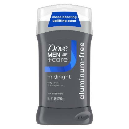 Picture of Dove Men Deodorant Stick, Bergamot & White Amber Mood Boosting 3 oz | For everyday confidence, Helps stop odor & stay fresh, With moisturizers, Bergamot amber scent
