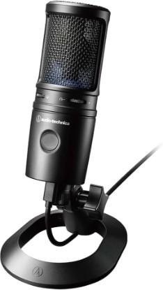 Picture of Audio-Technica AT2020USB-X Cardioid Condenser USB Microphone | Cardioid condenser microphone with 24-bit/96 kHz resolution for podcasting, streaming and content creation