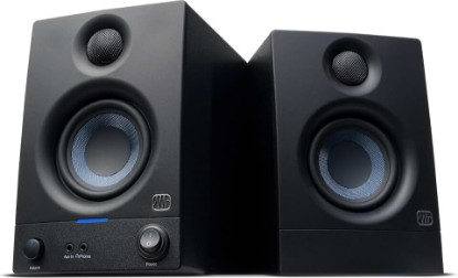 Picture of PreSonus Eris 3.5 Powered Studio Monitors, Pair — 3.5” Active Near | -Field Desktop Speakers for Music Production, Gaming, Movies & Hi-Fi | 50W, Woven-Composite Woofer, Silk-Dome Tweeter, Black