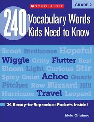 Picture of 240 Vocabulary Words Kids Need to Know: Grade 2: 24 Ready-to-Reproduce Packets Inside! (Teaching Resources)