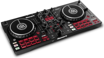 Picture of Numark Mixtrack Pro FX DJ Controller | 2-Decks, 3-Band EQ DJ Mixer, 16 Pads, 2 Effects Paddles, Audio Interface, Serato DJ Lite