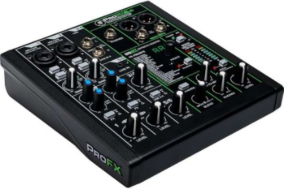 Picture of Mackie ProFX6v3 6-Channel Professional Analog Mixer with USB | Onyx Mic Preamps and GigFX Effects Engine
