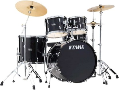 Picture of Tama Stagestar ST52H5C 5-piece Complete Drum Set - Black Night Sparkle