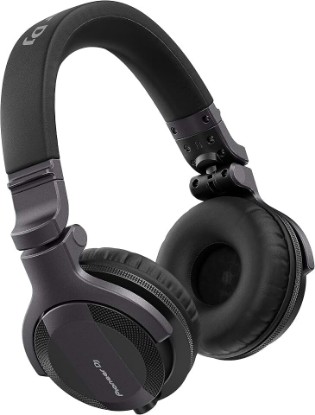 Picture of Pioneer DJ HDJ-CUE1 On-Ear Wired DJ Headphones, Foldable, Dark Silver | For new and everyday DJs, on-ear wired DJ monitoring headphones, comfortable, foldable, swivel earcups, clear cueing