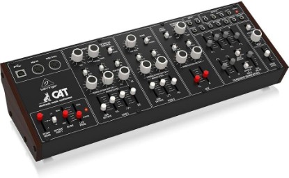 Picture of Behringer CAT Legendary Paraphonic Analog Synthesizer with Dual VCOs, 4 Mixable Waveforms, External Signal Processor, 16-Voice Poly Chain and Eurorack Format