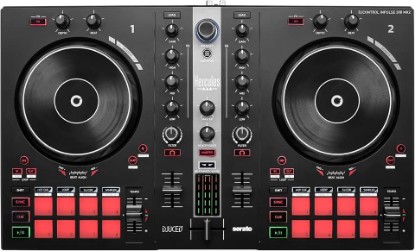 Picture of Hercules DJControl Inpulse 300 MK2-2 Deck DJ Controller Serato & DJUCED | 2-deck DJ controller for Serato & DJUCED featuring Beatmatch Guide LEDs, 16 performance pads & pre-mapped Stems control