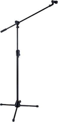 Picture of Hercules MS532B EZ Clutch Tripod Microphone Stand with 2 In 1 Boom & EZ Mic Clip