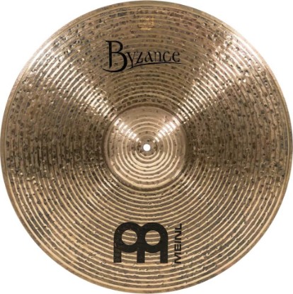 Picture of Meinl Cymbals Byzance 22" Dark Spectrum Ride, Rodney Holmes Signature — MADE IN TURKEY — Hand Hammered B20 Bronze, 2-YEAR WARRANTY, metallic (B22SR)