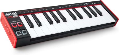 Picture of Akai Professional LPK25 25-Key USB MIDI Keyboard Controller | Velocity-Sensitive Mini Keys, Arpeggiator, Universal DAW Compatiblity, for Music Producers